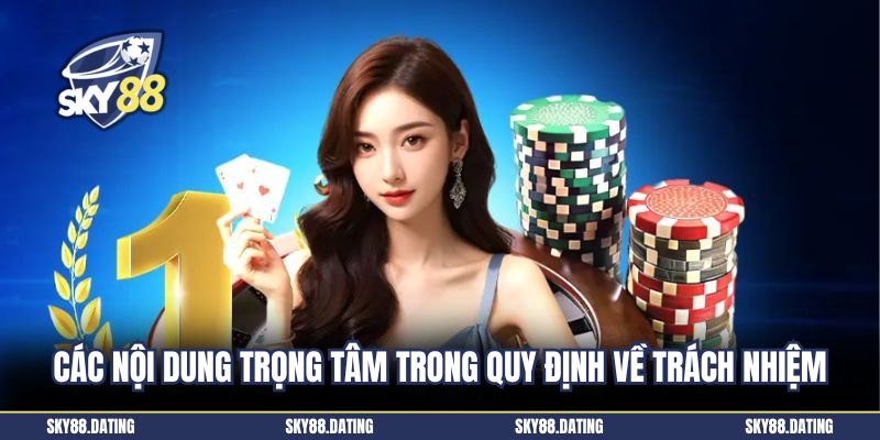 Các nội dung trọng tâm trong quy định về trách nhiệm